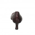 Woman's pump in maroon patent leather spool heel 5 - Available sizes:  32, 35, 45