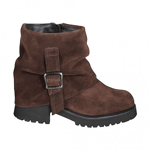 Damen-Biker-Stiefeletten aus...