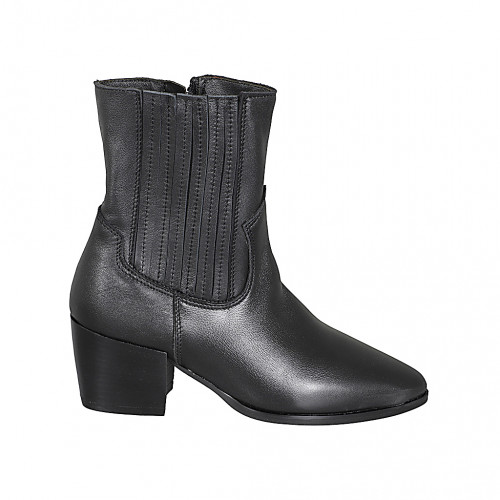Stivaletto texano da donna in pelle...