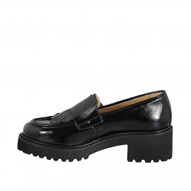 Damen-Loafer aus schwarzem... 2