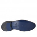 Scarpa stringata Oxford da uomo in vernice blu - Misure disponibili: 36, 37, 38, 47, 48, 49, 50, 51, 52