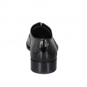 Scarpa Oxford stringata da uomo in vernice nera - Misure disponibili: 36, 37, 38, 46, 47, 48, 50, 51, 52