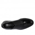 Man’s black patent leather Oxford lace-up shoes - Available sizes:  36, 37, 38, 46, 47, 48, 50, 51, 52
