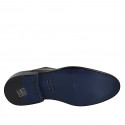 Scarpa oxford elegante stringata da uomo in pelle abrasivata nera - Misure disponibili: 37, 38, 46, 47, 48, 49, 50, 51, 52
