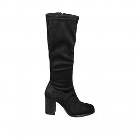 Damen-Stiefel aus schwarzem...