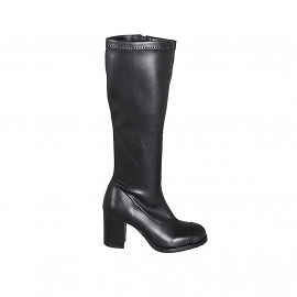 Botas para mujer en piel y...
