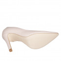 Pelle|NUDE|punta.spillo|T. 10 - Available sizes:  31, 32, 33, 34, 42, 43, 44, 45