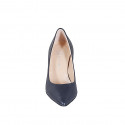 Pelle|BLU|punta.spillo|T. 7 - Available sizes:  31, 32, 33, 34, 35, 42, 43, 44, 45