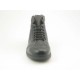 Knöchelhohe Herrensportschuhe mit Schnürsenkeln aus schwarzem Leder - Verfügbare Größen:  46