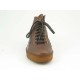 Chaussure sportif à la cheville avec lacets pour hommes en cuir marron - Pointures disponibles:  36