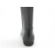Damenstiefel mit Reißverschluß aus schwarzem Leder Keilabsatz 1 - Verfügbare Größen:  31, 32
