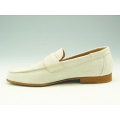 Loafer for men in sandcolored suede - Available sizes:  36, 37, 38 2