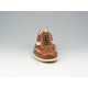 Chaussure à lacets pour hommes en cuir brun et beige - Pointures disponibles:  36