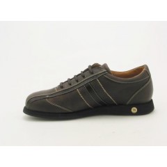 Zapato deportivo con cordones para hombres en piel marron - Tallas disponibles:  36 2
