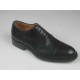 Chaussure élégante oxford à lacets et bout droit en cuir noir - Pointures disponibles:  51