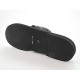 Chanclas de dedo para hombre en piel de color negro y gris - Tallas disponibles:  47