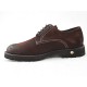Chaussure à lacets pour hommes en daim marron - Pointures disponibles:  47