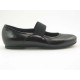 Ballerina bebe pelle e vernice nero -  