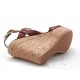 Sandale compensées en liège en cuir cuir - Pointures disponibles:  42