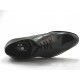 Zapato derby con cordones para hombres en piel lisa de color negro - Tallas disponibles:  52