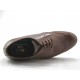Zapato derby para hombre con cordones y punta de ala en piel de color gris pardo - Tallas disponibles:  47, 52