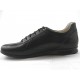 Chaussure à lacets pour hommes en cuir noir - Pointures disponibles:  37