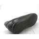 Zapato deportivo para hombres con cordones en piel de color negro - Tallas disponibles:  37