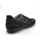 Chaussure à lacets pour hommes en daim, cuir et tissu noir - Pointures disponibles:  36