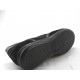 Chaussure à lacets pour hommes en daim, cuir et tissu noir - Pointures disponibles:  36