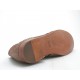 Botin con doble cremallera para hombres en piel estampada beis arena - Tallas disponibles:  47, 50