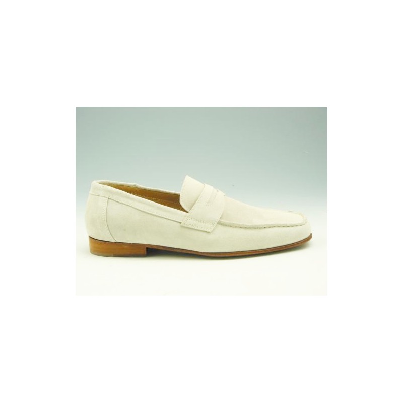 Loafer for men in sandcolored suede - Available sizes:  36, 37, 38, 51