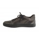 Chaussures fermées à lacets en cuir et daim gris - Pointures disponibles:  47