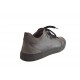 Chaussures fermées à lacets en cuir et daim gris - Pointures disponibles:  47