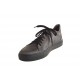 Chaussures fermées à lacets en cuir et daim gris - Pointures disponibles:  47