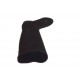 Botas para mujer con cadena en gamuza negra tacon 1 - Tallas disponibles:  32