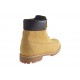 Bottine avec lacets pour hommes en cuir nubuck jaune ocre - Pointures disponibles:  36, 38