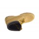 Bottine avec lacets pour hommes en cuir nubuck jaune ocre - Pointures disponibles:  36, 38