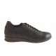 Chaussure sportif à lacets pour hommes en cuir marron foncé - Pointures disponibles:  36
