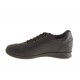 Chaussure sportif à lacets pour hommes en cuir marron foncé - Pointures disponibles:  36
