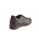 Zapato deportivo con cordones para hombre en piel marrón oscuro - Tallas disponibles:  36, 47