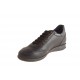 Chaussure sportif à lacets pour hommes en cuir marron foncé - Pointures disponibles:  36