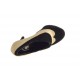 Chaussure à plateforme en daim noir et beige talon 15 - Pointures disponibles:  42