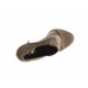 Chaussure à plateforme avec elastiques en daim et cuir verni beis talon 15 - Pointures disponibles:  42