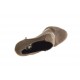 550444-Scarpa chiusa accollata con plateau in camoscio+vernice taupe