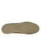 Scarpa casual stringata da uomo in camoscio grigio e beige e pelle e tessuto sabbia - Misure disponibili: 46