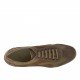 Scarpa casual stringata da uomo in camoscio grigio e beige e pelle e tessuto sabbia - Misure disponibili: 46