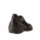 Chaussure sportif pour hommes avec lacets en cuir et daim noir et cuir métallisé gris - Pointures disponibles:  47