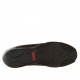 Zapato deportivo con cordones para hombre en piel y gamuza de color negro y piel de color gris metalizado - Tallas disponibles:  47
