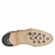 Scarpa elegante da uomo con due fibbie e puntale in pelle beige - Misure disponibili: 49, 50