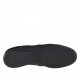 Chaussure sportif à lacets pour hommes en daim et tissu noir et cuir taupe - Pointures disponibles:  46